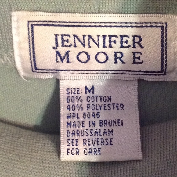 JENNIFER MOORE  woman's turtleneck  sz M  Green, very nice - Picture 2 of 4